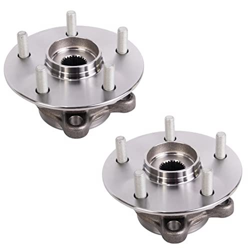 Image of TRQ Front Left and Right Wheel Bearing & Hub Assembly Set 2 Piece for 2019-2022 Lexus UX200 2019-2023 UX250h 2018-2022 Toyota C-HR