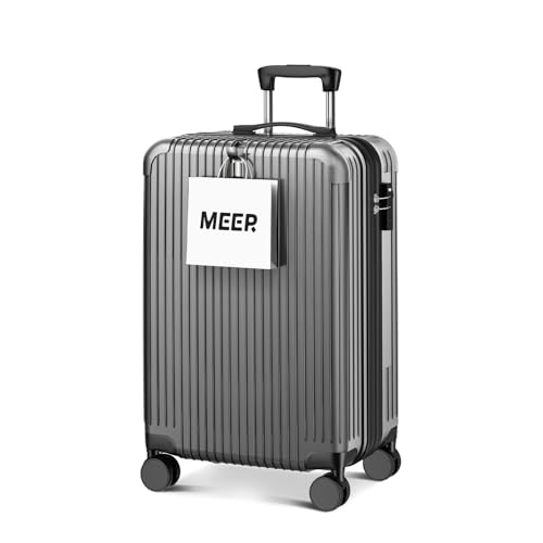 [meer] �X�[�c�P�[�X ���y�� �L�����[�P�[�X �L�����[�o�b�O �B���t�b�N�@�\ 360�x��] �ϏՌ� �É� TSA���[�N���� ���܂� �t�@�X�i�[�� �r�W�l�X �C�w���s �C�O���s �������s ���^ �o�� (�O���[, M�T�C�Y (60L))