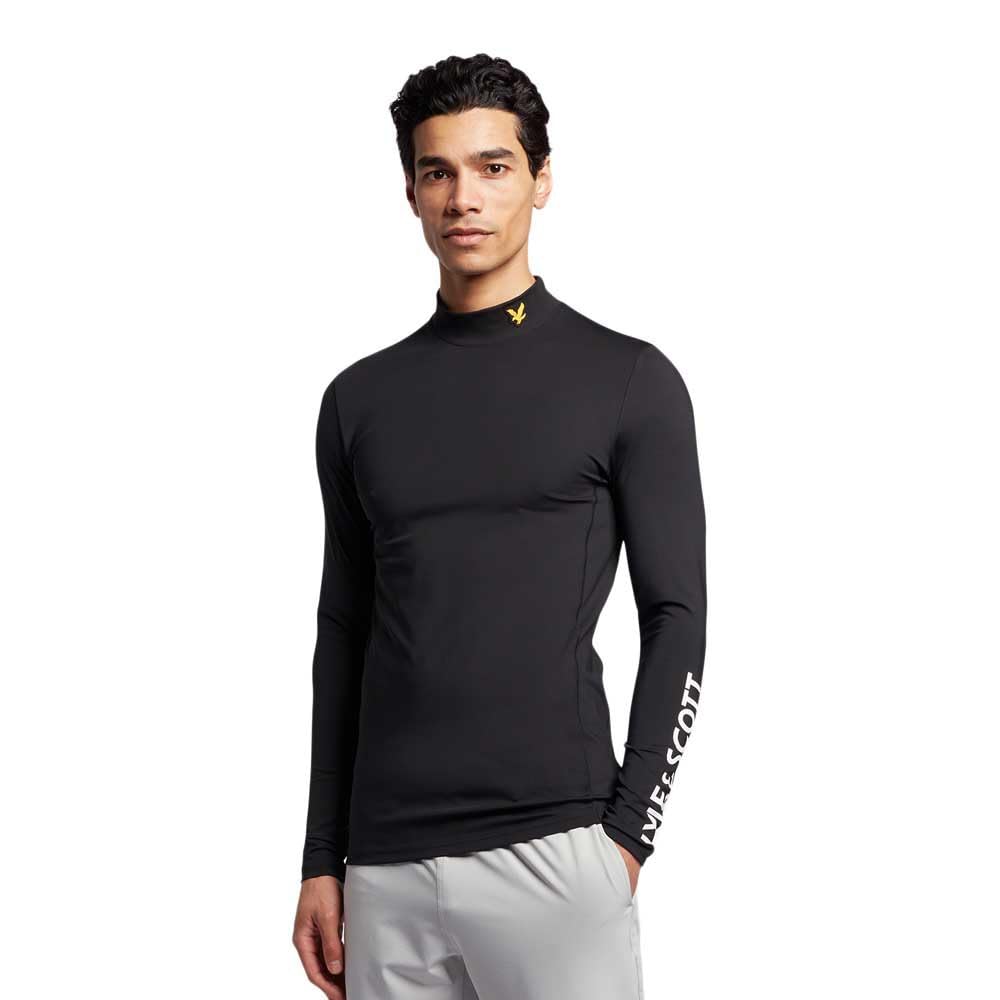 Lyle & Scott Mens Golf Technical Baselayer Jet Black L