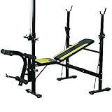 RESPALDO RECLINABLE: Respaldo ajustable en 3 posiciones para realizar diferentes ejercicios y entrenar la musculación de distintas zonas del cuerpo como pectorales mayores, deltoides, etc.
