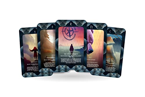 IBIZA TAROT Runes Oracle - Nordic Cards | Ancient Symbols for Modern Guidance | Fortune Telling Oracle Cards Deck for Beginners | Authentic Tarot Experience - Set of 24 Cards