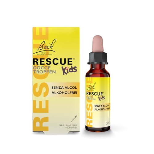 Rescue Remedy, Rescue Kids 10ml, Gocce per Bambini con Fiori di Bach
