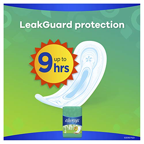 Always Ultra Thin Size 2 Super Pads Without Wings Unscented, 40 Count #TOP1