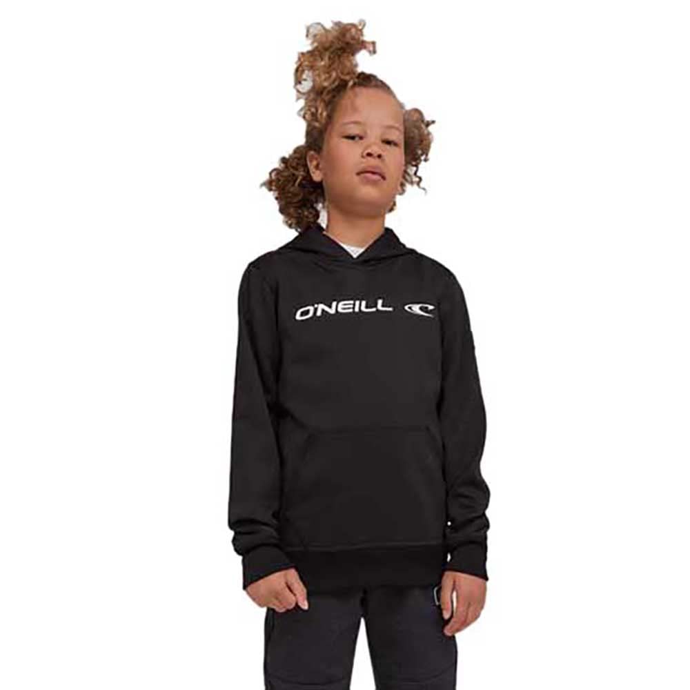 O'Neill Boys' Rutile Hooded Fleece Skifleece Langarmshirt Ski Funktionsshirt T-Shirt, Black Out, 128-176
