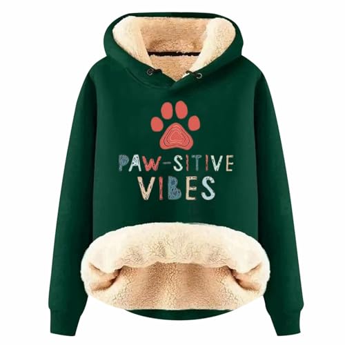 Sweat à capuche en polaire femme chaud et doux avec cordon de serrage ajustable