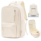 WONHOX Mochila de vedação a vácuo para viagem com bomba de ar Vacpack de compressão Airback, Bege, Large