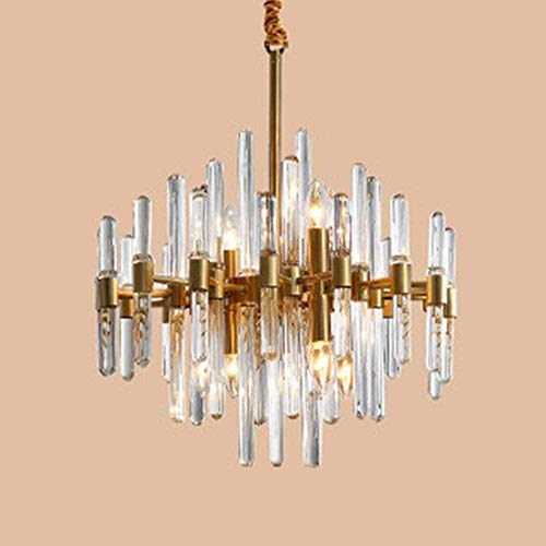 Plafonnier en cristal rond pour illuminer votre grand salon
