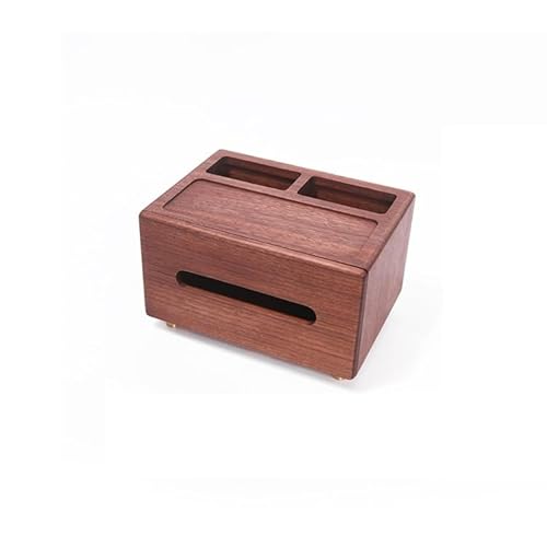 GTHTUHFD Tissue Paper Box Walnut Solid Wood Tissue Box Home Living Room Chinese Style Multifunctional Paper Storage Box, Dining Table Tissue Box Bulk Tissues Boxes