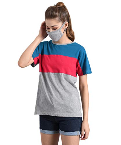 Image of KOTTY Women's Solid Regular Fit T-Shirt