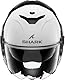SHARK Unisex OXO BLANK W05 Modularer Motorradhelm, Pearly White, L