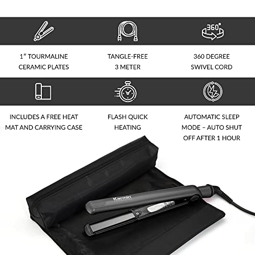 Plancha de Pelo Karmin G3 Pro Cerámica 1 Punto Negro miniatura 6