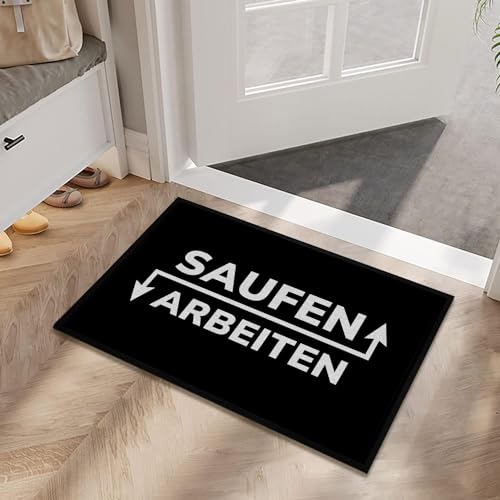 Paillasson amusant tapis de sol lavable 60x40 cm entrée OM3 - 5