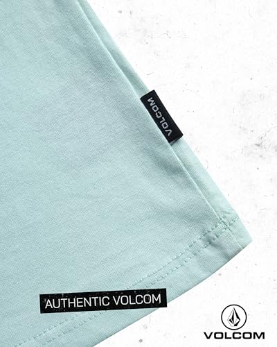 Image of Volcom Baby Boys Swim Set - 2 Piece Short Sleeve Swim Shirt Graphic Tees & Board Shorts - Infant Toddler Little Boys Swimsuit