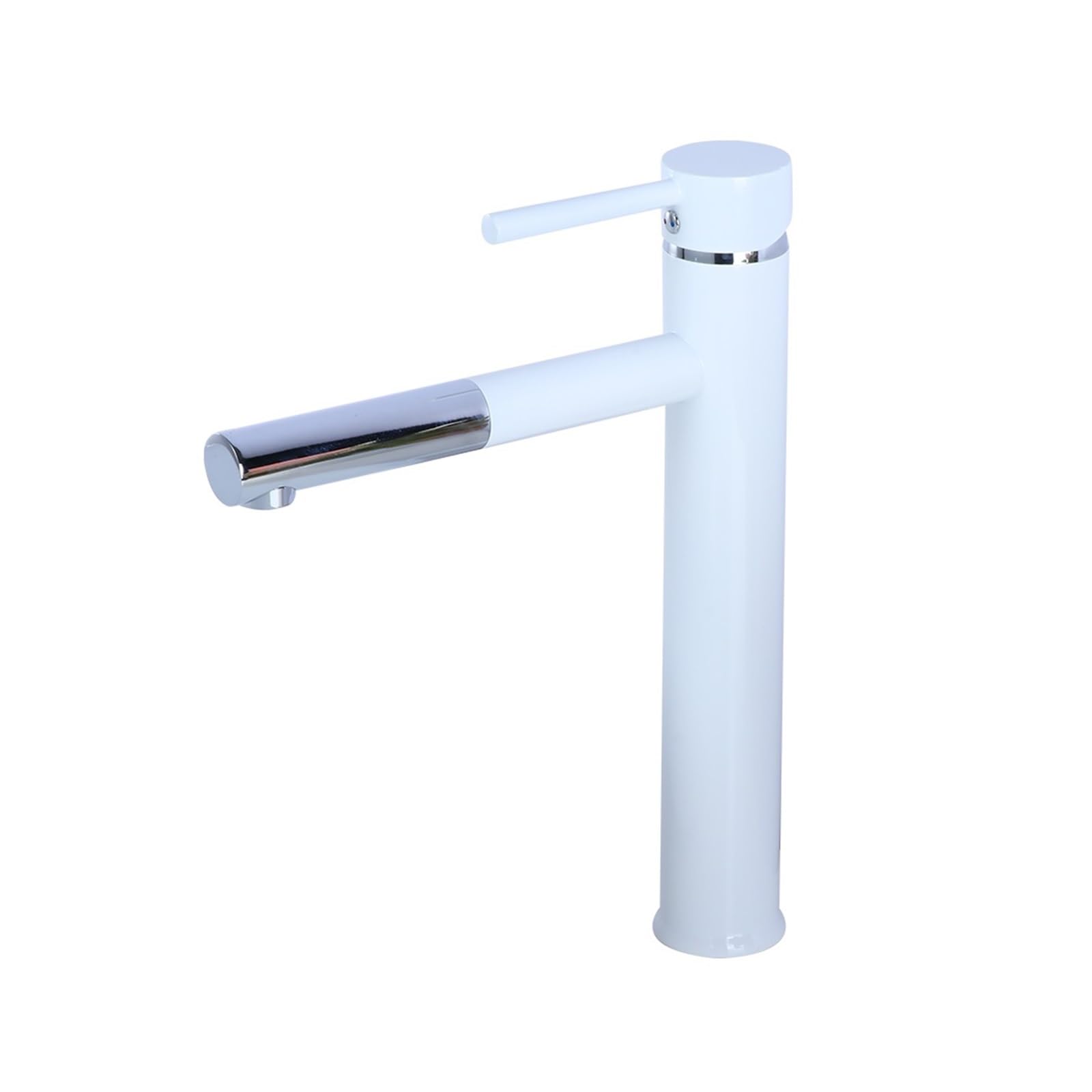 Robinet bassin FBSHAD laiton avec poignée en L pour eau chaude et froide - 8