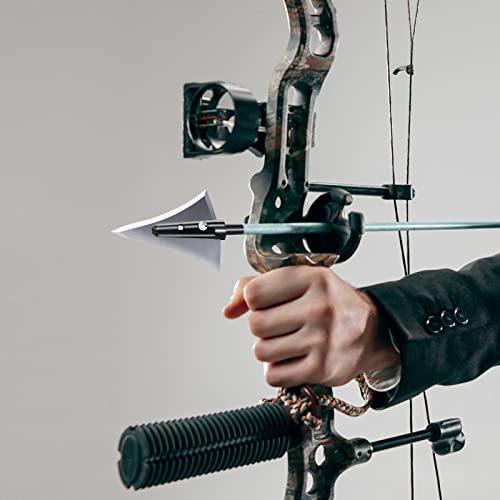 Neffadeque Broadheads Hunting Broadheads 125 Grain Fixed Blades Stainless Steel Right Bevel For Compound Bow Crossbow Recurve, Pack Of 6 #TOP5