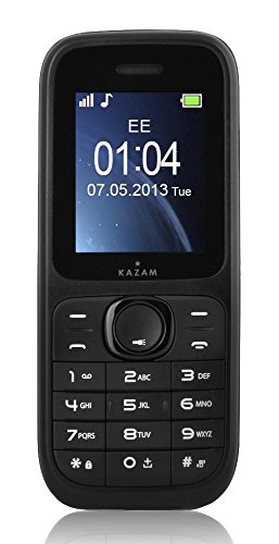 Téléphone portable classique KAZAM Life B2 à touches couleur noir