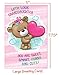 Chuck's Card-O-Rama - Birthday Card For Granddaughter - Made in USA - NEW! - Large Card Opens to 10