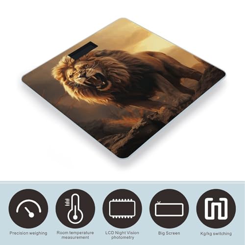 Báscula Digital de Baño RLDOBOFE Anguila León Rugiente miniatura 3