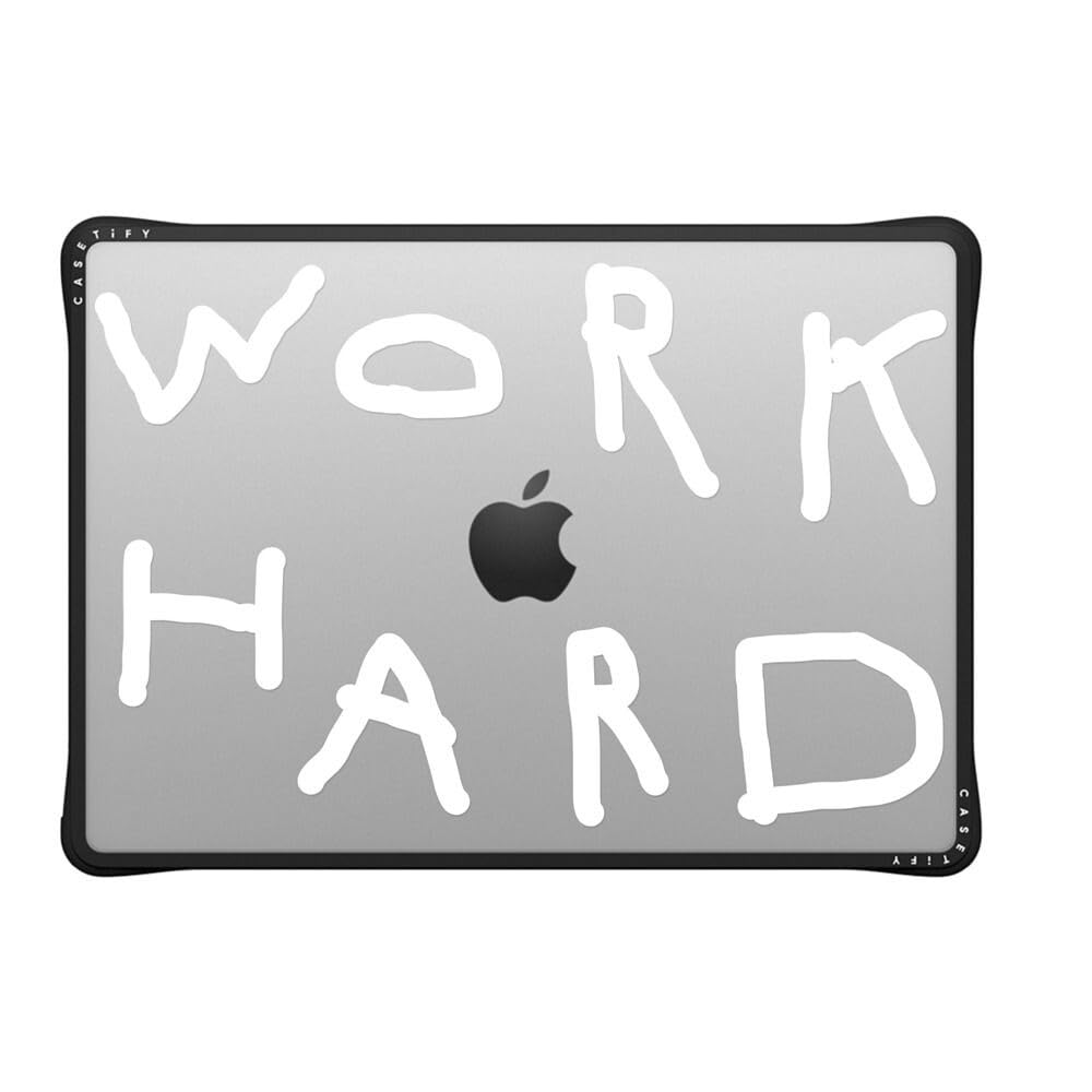 CASETiFY インパクト ケース MacBook Pro 14-inch (M1 - M5) - WORK HARD WHITE