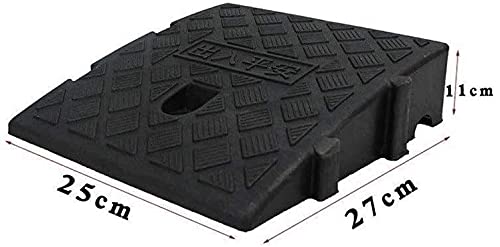Rampa para bordillo para sillas de ruedas 25x27x11 cm negra miniatura 2