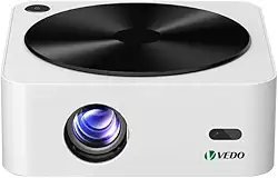 Projetor 4K 1080P Android 9.0 Projetor 12000 Lumens 5G WiFi BT5.0 Home Theater Autofoco Digital, Auto Correccao Trapezoide