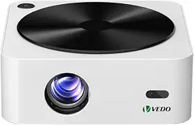Projetor 4K 1080P Android 9.0 Projetor 12000 Lumens 5G WiFi BT5.0 Home Theater Autofoco Digital, Auto Correccao Trapezoide