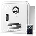 OEVANT RV Tankless Water Heater,55,000 BTU RV Instant Water Heater with Remote Controller,16x16 inch Door?Front Water Outlet,Propane Gas, DC 12V, CSA Certificated,Compatible with All RVs-White
