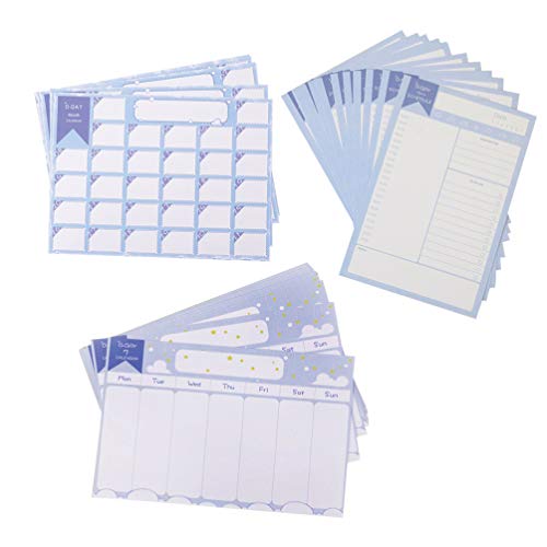 STOBOK 100 stks A4 Dagelijkse Planner Schema Papier Dagelijkse Planner Kaarten Schema Organizer voor Kinderen Studenten - Image 4