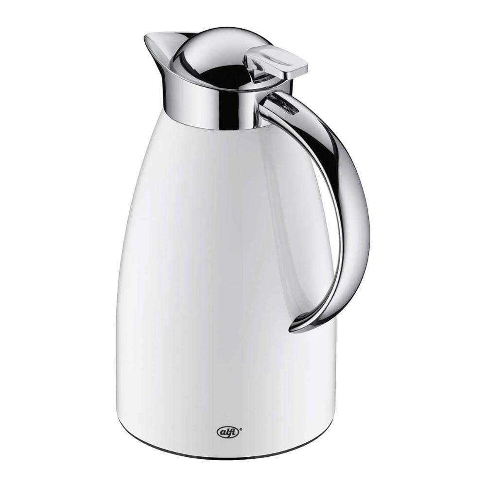 Alfi 1421211100 Signo - Jarra isotérmica (1 L, acero fino barnizado), color blanco