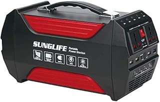 SUNGLIFE 500W Portable Generator, 280Wh 78000mAh Power Station, Backup Lithium Battery Power Supply 110V Pure Sine Wave AC Outlet, QC3.0 USB, 12V DC Outport, Flashlight for Camping, Home, Emergency - coolthings.us