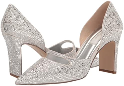 Franco Sarto Womens Azara High Heel Pump Platinum Silver 5 M | Image 6