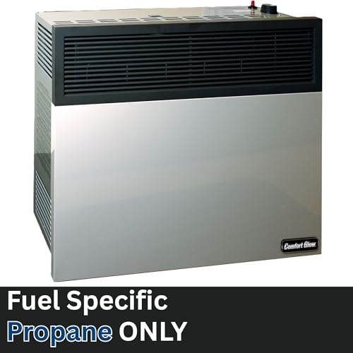 Image of Comfort Glow 25,000 BTU Direct Vent Liquid Propane Gas Wall Heater, Gray, large