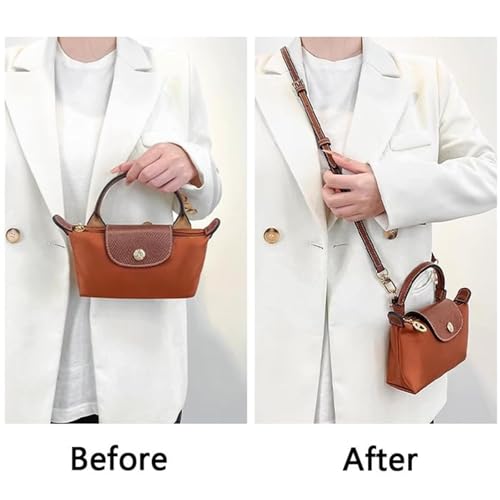 image for Gastinsave KOMHPS Purse Straps Replacement, Leather Handbag Crossbody 