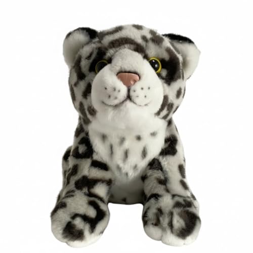 Peluche léopard des neiges grand modèle animal en peluche doux