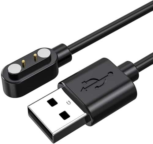 Image of Boat Original 2-Pin USB Fast Charging Magnetic Cable, Compatible with boAt Storm, W26, W26+, Storm, Xtend, Pro,Xplorer, Wave Connect /Beat /Fit /Style Smartwatches, (Cable Only)