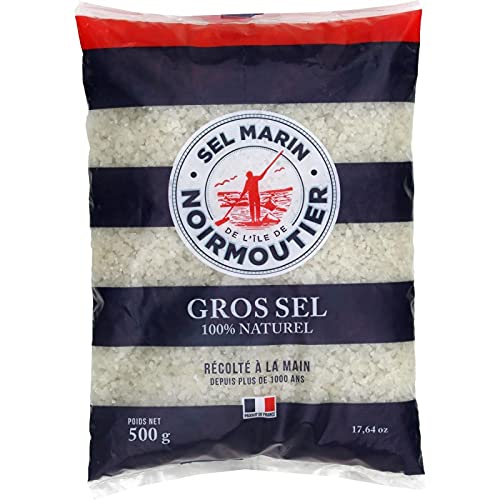 SEL MARIN ILE DE NOIRMOUTIERS - Sel Marin Gros Sel 500G - Lot De 4 - Livraison Gratuite