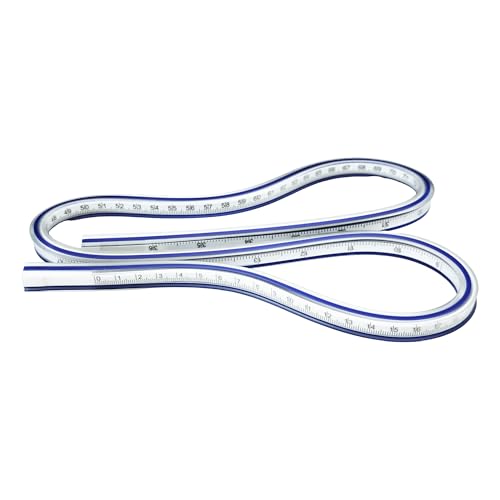 AUXBC 36 Inch Flexible Curve Ruler Graduated Rulers with Inking