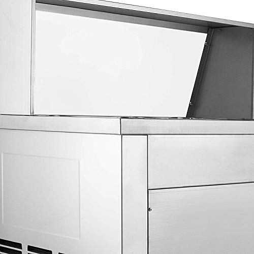 Gebratene Eismaschine Doppelpfanne Gebratene Eismaschine Edelstahl 1060W Mit 5 Eimern Joghurt Für Bars Cafés Hotel – Bild 6