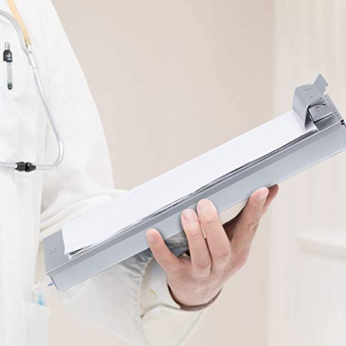 Metal Clipboard With Storage, Letter Size Form Holder Portfolio Aluminum Metal Binder With High Capacity Clip Posse Box - Surface For Legal Size Paper, For Office Business Professionals Stationer #TOP4