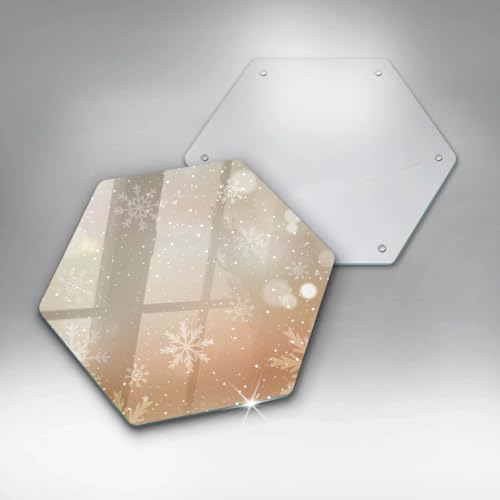 Planche à découper induction 40cm Wallfluent motif flocons de neige
