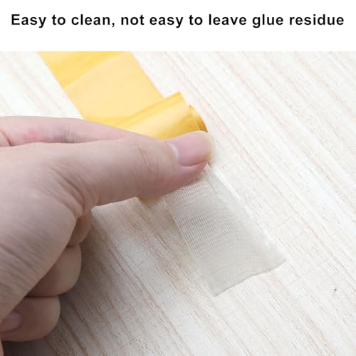 VOSSOT 2 Rolls Doppelseitiges Klebeband extra stark, 3cm x 10m doppelseitiges Teppichklebeband Klebeband, Starkes Doppelseitiges Premium Gewebe Klebeband für Wand Teppich und Heimdekoration