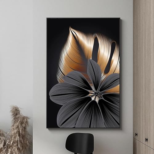 Impression sur toile chic et moderne style affiche d'art abstrait - 2
