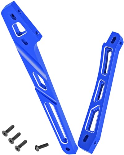 BRCatWPark Aluminum Chassis Brace Support Mount Upgrades Part for 1/8 Kraton 6S (EXB),RC Front Rear Reinforcing Support Frame Hops up,Replace ARA320754/ARA320756,Navy Blue