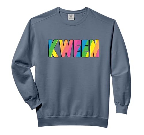 Yas Kween Shirt Rainbow Colors Yass Queen Comfort Colors Adult Sweatshirt