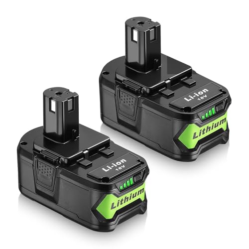 KEEPTOP 18V 6.5Ah Replacement Battery Compatible with 18V Lithium Battery P102 P103 P105 P107 P108 P109 ONE+ Cordless Tool, 2 PACKS