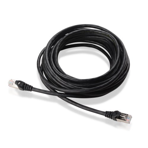 Cable Matters 10Gbps Snagless Shielded Cat6A Ethernet Cable 20 Ft (Sstp, Sftp Shielded Ethernet Cable, Shielded Cat6 Cable, Cat 6 Shielded Network Cable) In Black #TOP7