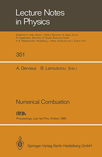 Numerical Combustion: Proceedings Of The Third International Conference On Numerical Combustion Held In Juan Les Pins, Antibes, May 23–26, 1989: 351 (