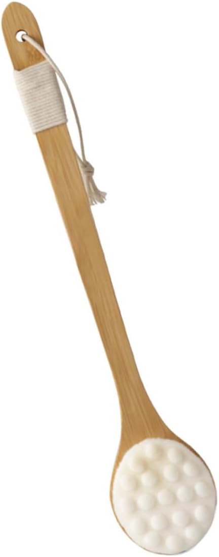 Long Handle Back Scrubber for Shower Soft Fibre Bath Brush Exfoliating Body Scrubber for Men Women for Spa and Home Use