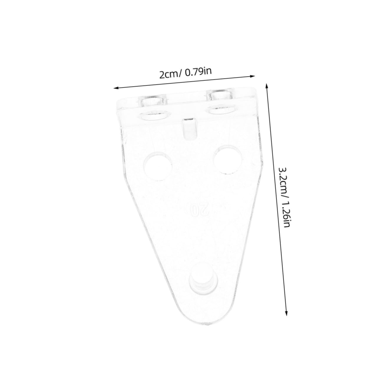 RORPOIR 30pcs Plastic Hold Down Clips for Horizontal Blinds Window Shade Brackets Screws Down Brackets for Easy Installation and Light Control