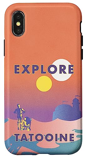 Coque iPhone X XS Star Wars Tatooine haut de gamme aux finitions précises